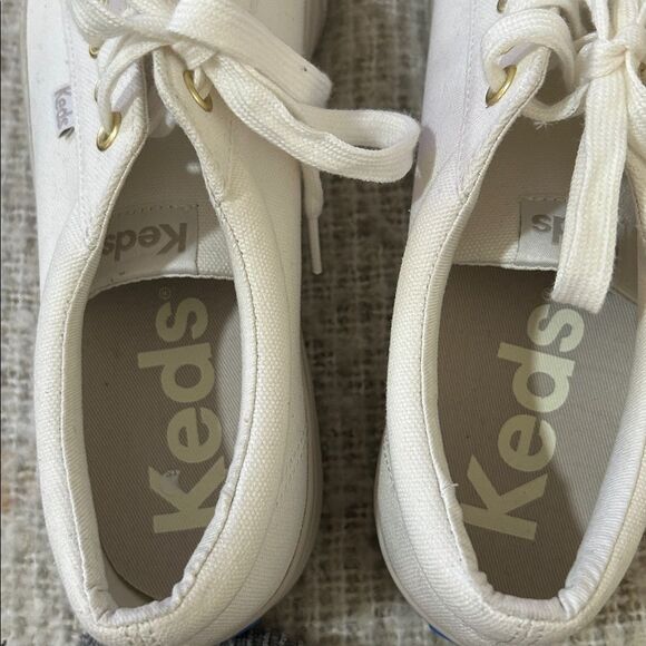 Keds Women’s Jump Kick Sneaker, Snow White Canvas, size 10, NWOT - Picture 6 of 9